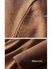 Men's Solid Color Wool Knit Sweater - Half-High Neck, Warm, Trendy Autumn/Winter Base Layer