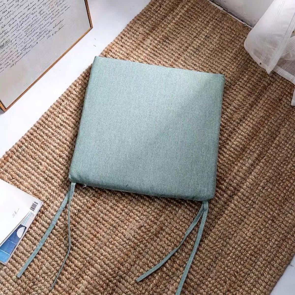 Solid color cotton and linen cushion, suitable for living room, bedroom, and home decoration 40x40cm