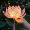 DIY Craft Kit Glowing Floating Lotus Light Ribbon Fairy Lotus Lantern  Mid-Autumn Festival