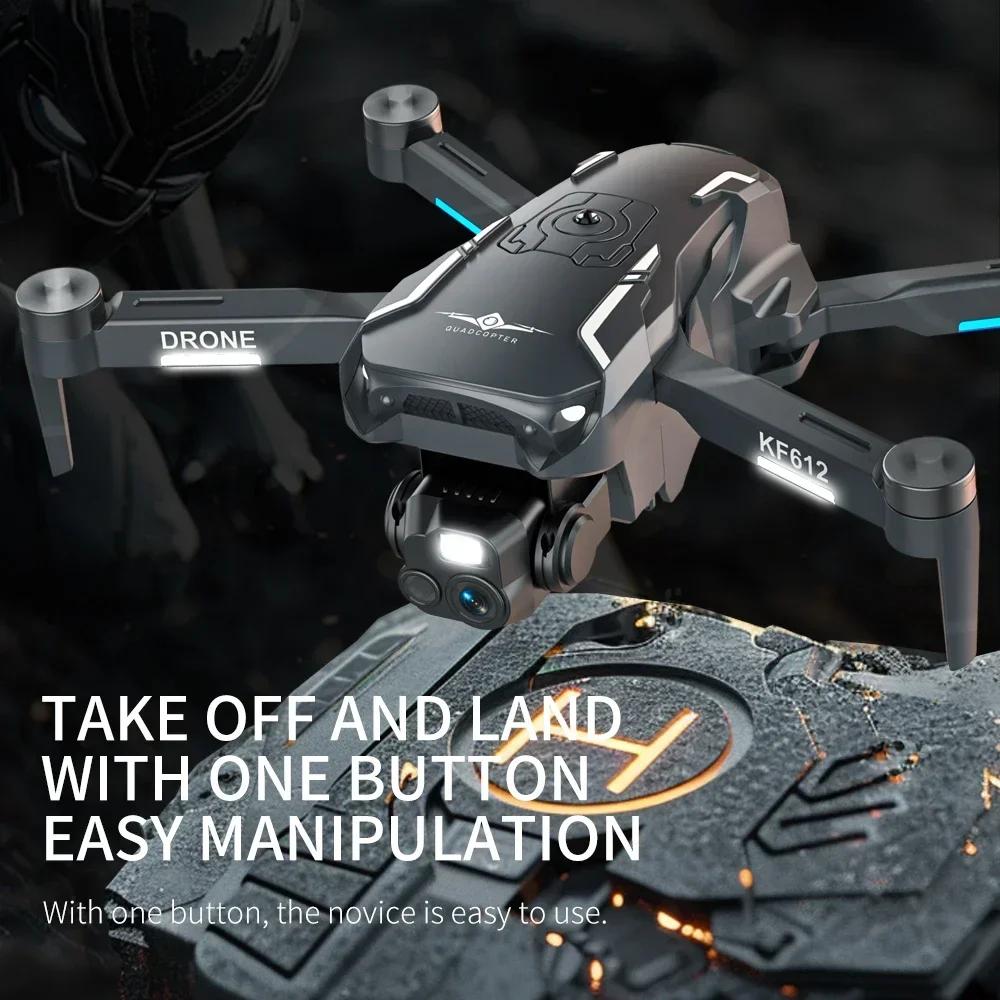 KF612 Mini Drone 4k Profesional HD Camera With Lifting Obstacle Avoidance Photography Brushless Motor Foldable Rc Quadcopter Toy