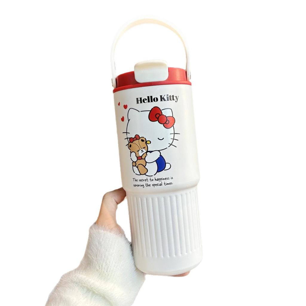 Cross-Border Insulated Cup: 316 Stainless Steel, Large Capacity, Portable, Cartoon Design, Car Coffee Tumbler