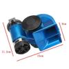 Motorcycle 12V 139DB Waterproof Loud Electronic Snail Ultra Compact Dual Air Horn Fit for Car Vehicle Yacht Boat SUV Bike Buses