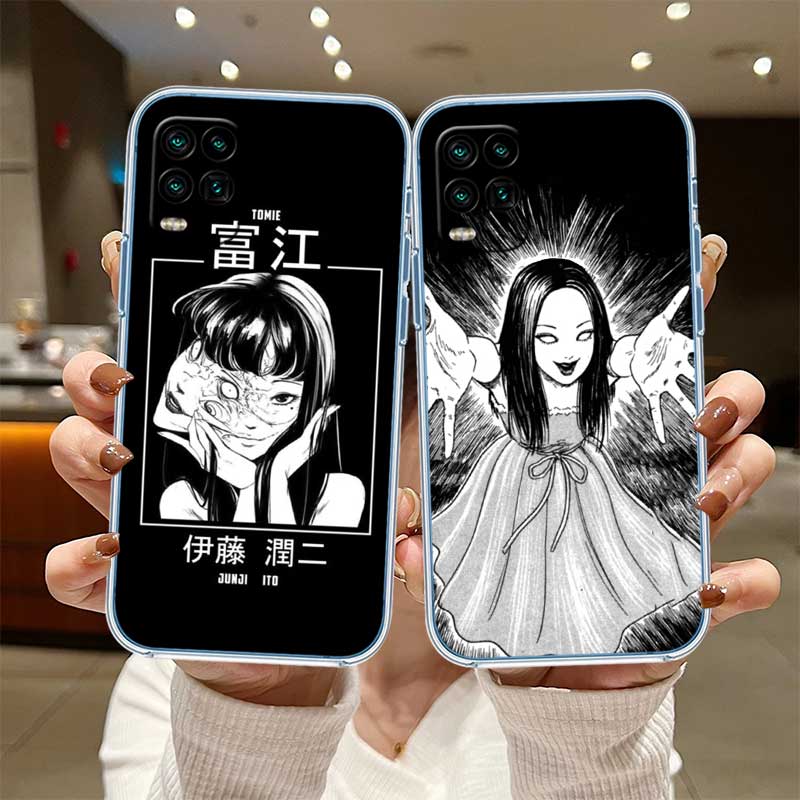 NH35 Junji Ito Tomie Transparent Phone Case for Motorola Moto Edge 20 30 40 50 S30 Fusion Ultra Pro Neo Lite + G200 G23