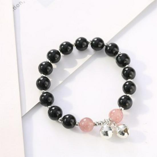 Floral Butterfly Glass Bead Bracelet – Perfect Gift for Girls, Best Friends, and Students
