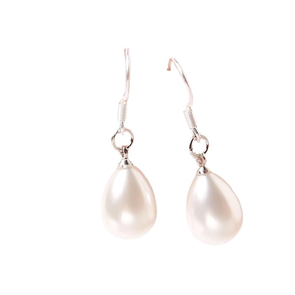 Chic Minimalist Teardrop Pearl Earrings: Exquisite, Versatile Studs with a Luxurious Touch
