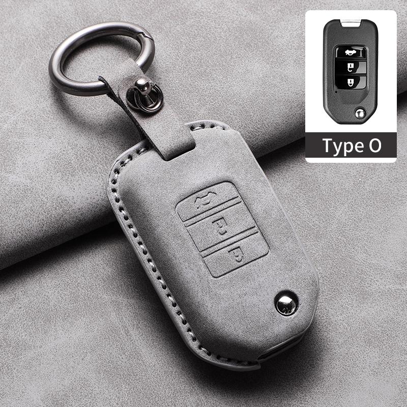 For Honda Accord Civic City Fit HR-V XR-V Folding Flip 2/3 Buttons Car Remote Key Case Cover Protection Shell Keychain Accessori