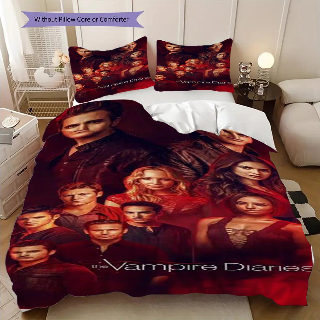 Vampire Diaries Meets Originals Bedding 1 Duvet Cover 2 Pillowcase Without Core Soft And Comfortable Bedding Set Duvet Cover And Pillowcase