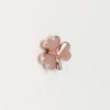 Weniger ist mehr 14K Gold Klee Ohrring & Piercing