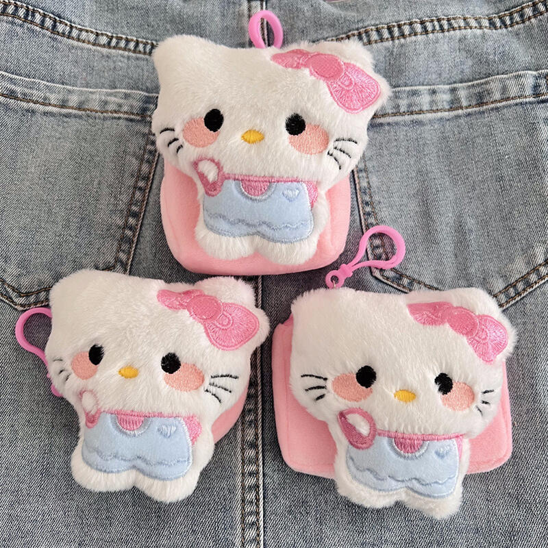 

Ah Ribbon Mini Coin Earphone Pouch Card Wallet Option 3
