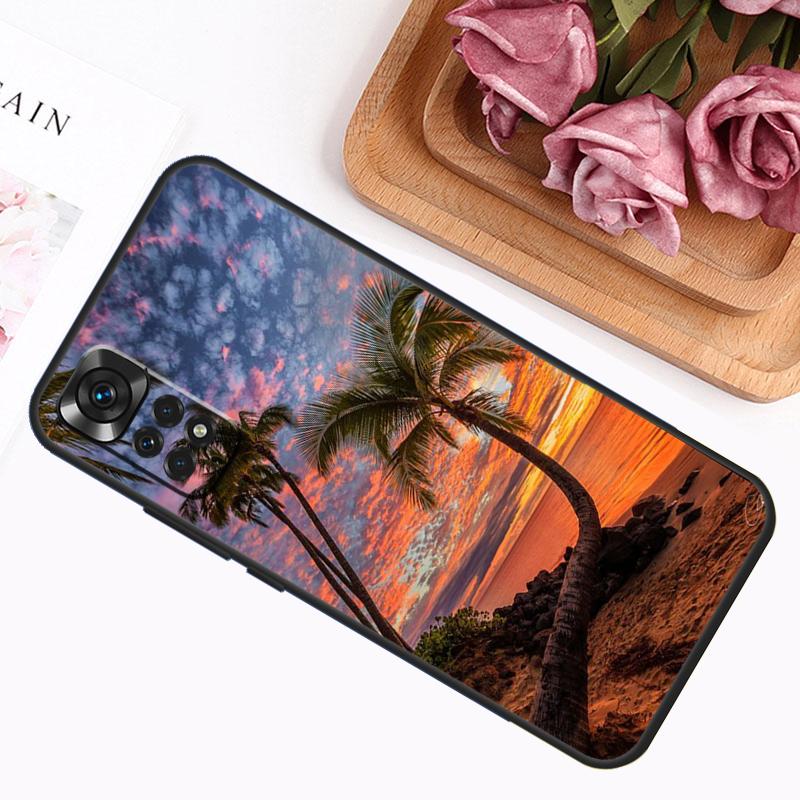 Summer Beach Sunset On Sea Case For Xiaomi Redmi 12C 10C 9A 9C 9T Redmi Note 12 Pro 8 9 10 11 Pro 11S 10S 12S Cover