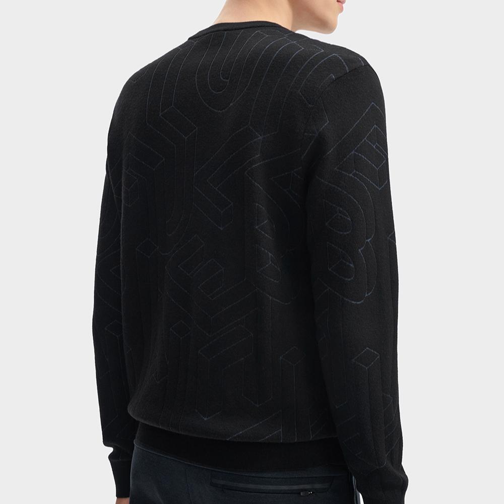 New FILA Knitwear Men's Black F11M442403FBK