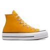 Converse All Star Lift Comode Scarpe di Tela Alte da Giorno Sneakers da Donna Gialle A06506C