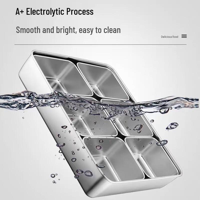 Debo 304 Stainless Steel Spice Storage Box with Lid