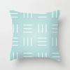 Hot Sale Light Blue Nordic Cushion Covers Modern Geometric Decorative Pillows Cover Sofa Bed Couch Throw Pillows Case Home Decor