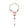 Exaggerated Multi-Layer Long Metal Chains Butterfly Necklace Bohemian Style Women'S  Summer Beach Jewelry Accessories