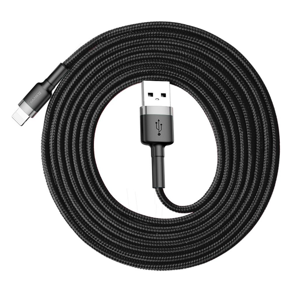 Baseus 2m USB-A to Lightning Cable QC3.0 Black