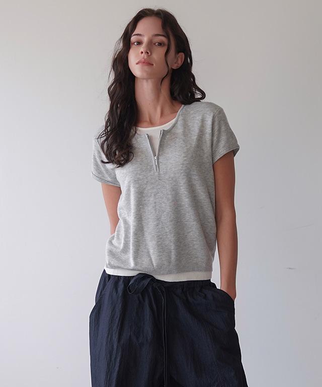 KOOLKITTEN Half Zip Knit Top 3 Colors