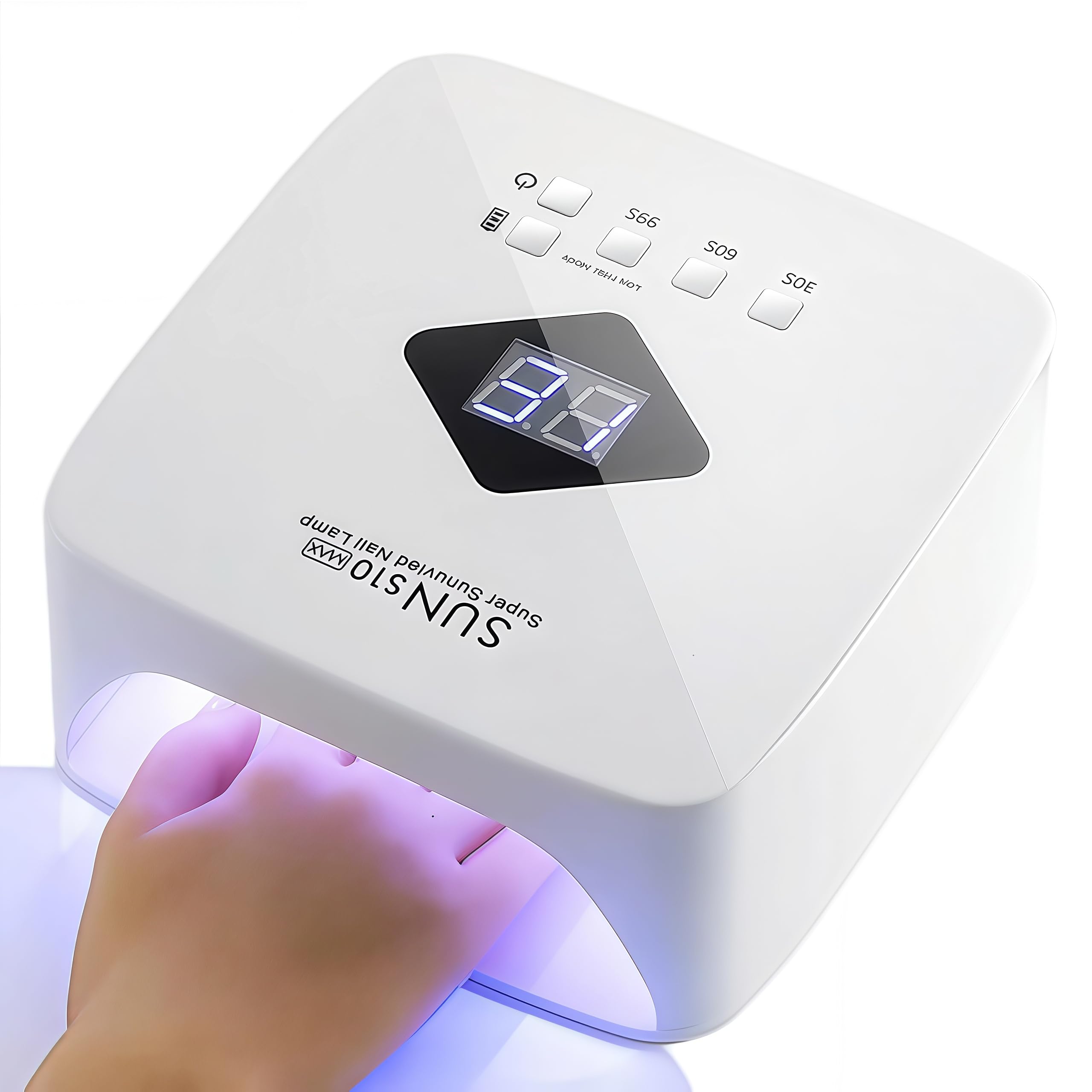

Latest Rechargeable Gel Nail 120W Rechargeable Gel Nail Light LED UV Light Cordless LED Light for Resin Nails Timer 30 LEDs Curing Light Resin Light