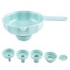 Kitchen Funnel Set Multi Function Versatile Cooking Funnels with Removable Filter Food Grade Liquid Remover for Liquids&Powders