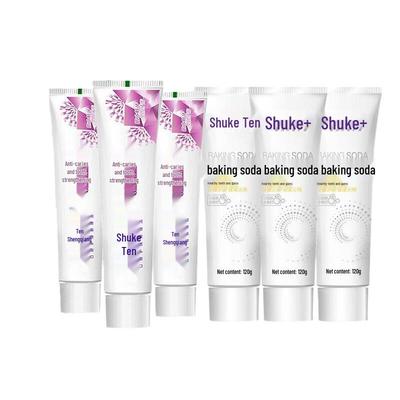 Shuke Baking Soda & Fresh Mint Toothpaste Combo Pack