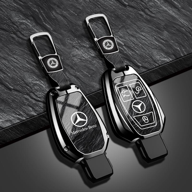 Zinc Alloy Car Key Protector Key Case Cover Shell For Mercedes Benz B C E Class GLS GLA GLK GLC CLA AMG W204 W205 W212 W463 W176