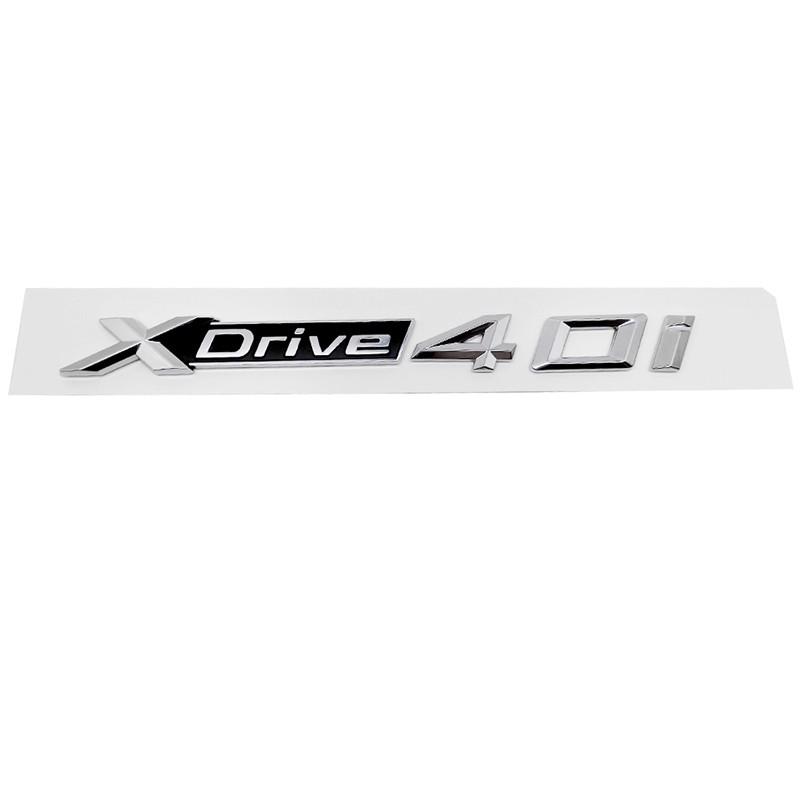 Car Body Trunk Emblem Sticker Xdrive 18i 20i 23i 25i 28i 30i 35i 40i 45i 48i 50i 55i Badge for BMW E90 F39 E46 E60 F10 X3 X5 X6