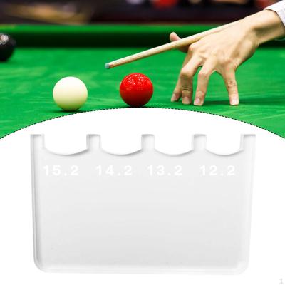 Billard Queue Spitzenlehre ,Acryl,Prüfer ,Billard ,Krümmungsmessgerät für Pool