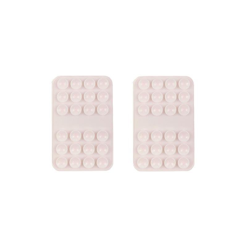 Multicolor Double Sided Silicone Suction Cup Pad Strong Adhesive Grip Reusable Washable Mat for Phone Car Desktop