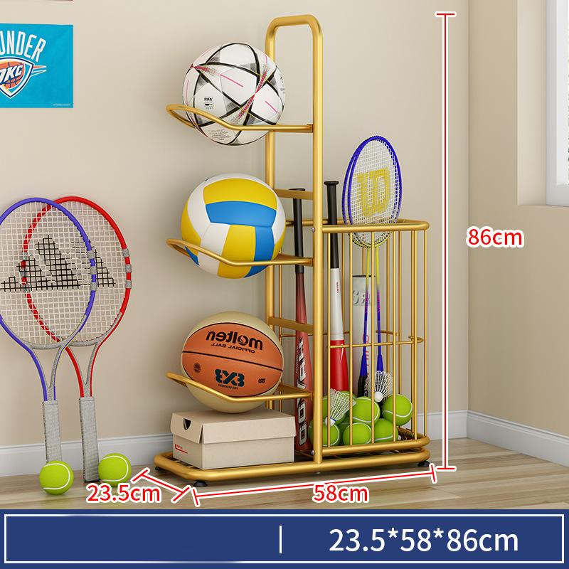 Indoor Children Basketball Storage Rack Put Ball Football Storage Basket Placed Rack Kindergarten Volleyball Stand Holder Space