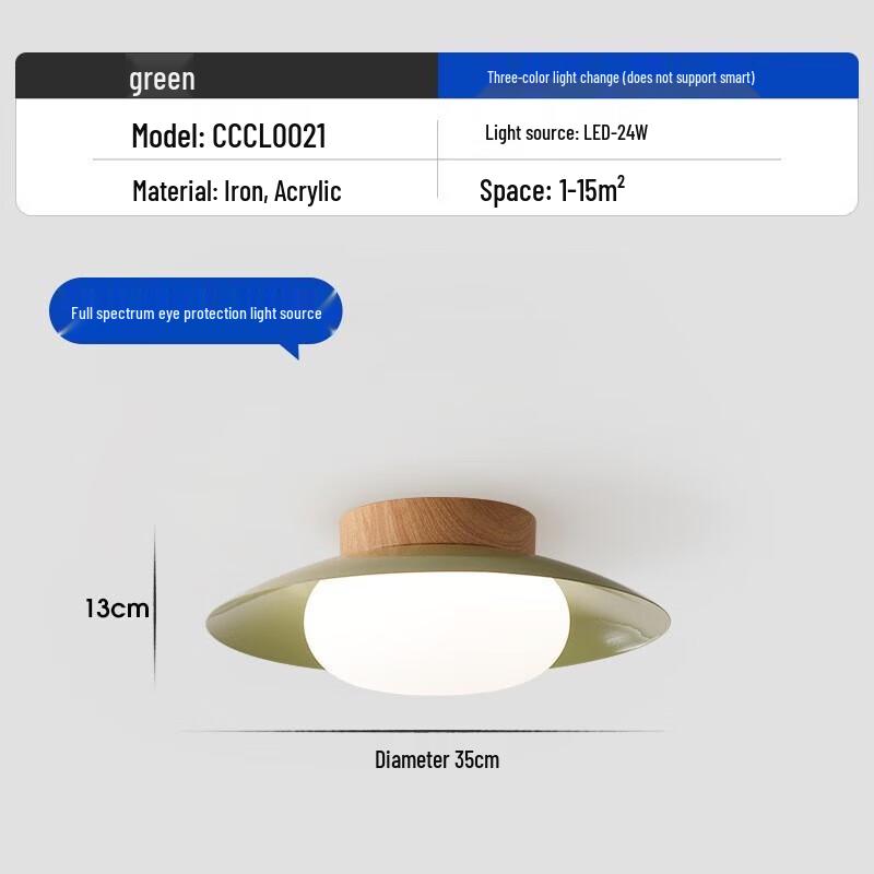 Xuanyong Japanese Cream Style Balcony Ceiling Light