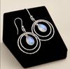 Solid 925 Sterling Silver Handmade Designer Women Dangle Earring Birthstone Gift Jewelry Wedding Anniversary Gift