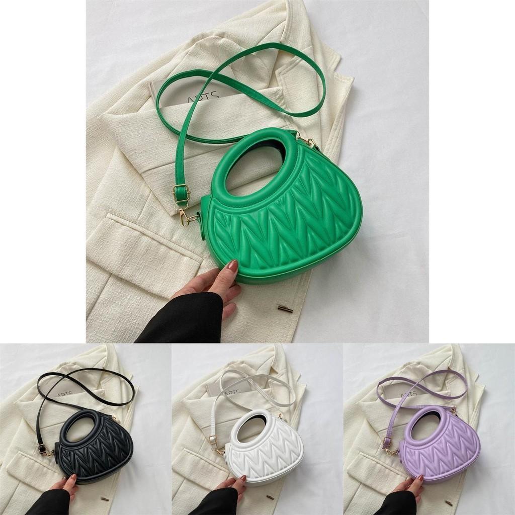 Stylish And Casual Women's Pu Leather Handbag Fashionable Trendy Shoulder Bag