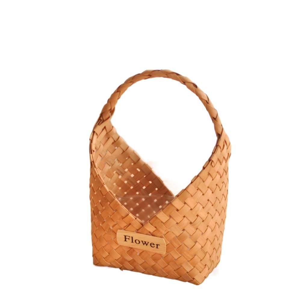 

Настенная корзина для цветов Деревянная подарочная упаковочная коробка Принадлежности для хранения Корзина для хранения Еда S-Style B