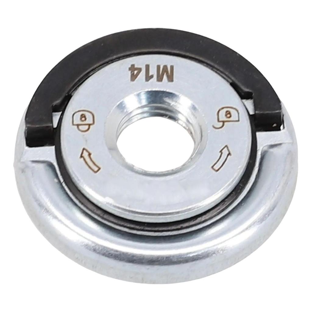 M14 Self Locking Pressing Plate Pressure Plate Iron 45mm Portable Replacement Angle Grinder M14 Thread for Cutting disks Fitting