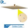 POIQIHY Ultrathin Golden Shower Head 16" Stainless Steel Rainfall Shower Faucet Head Bathroom Black Large Flow Showerhead Faucet