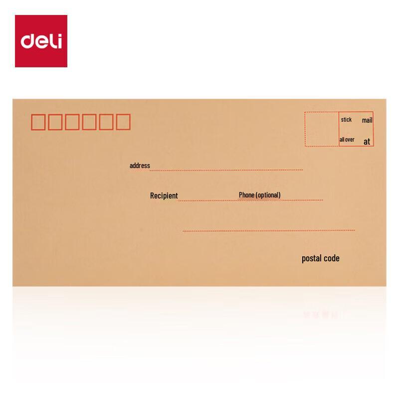 Deli Kraft Envelopes, Size 5, 20-Count