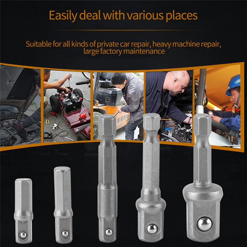 Hex Shank To Socket Bit Adapters ( 50Mm+25Mm+30Mm) Cys