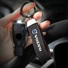 AAAZL1 Car Wheel Tire Valve Stems Cap Auto Badge Keychain Suede Keyring For Volvo XC90 V90 V60 XC60 V40 EC40 EX40 S80 S60 S90 C40 XC40