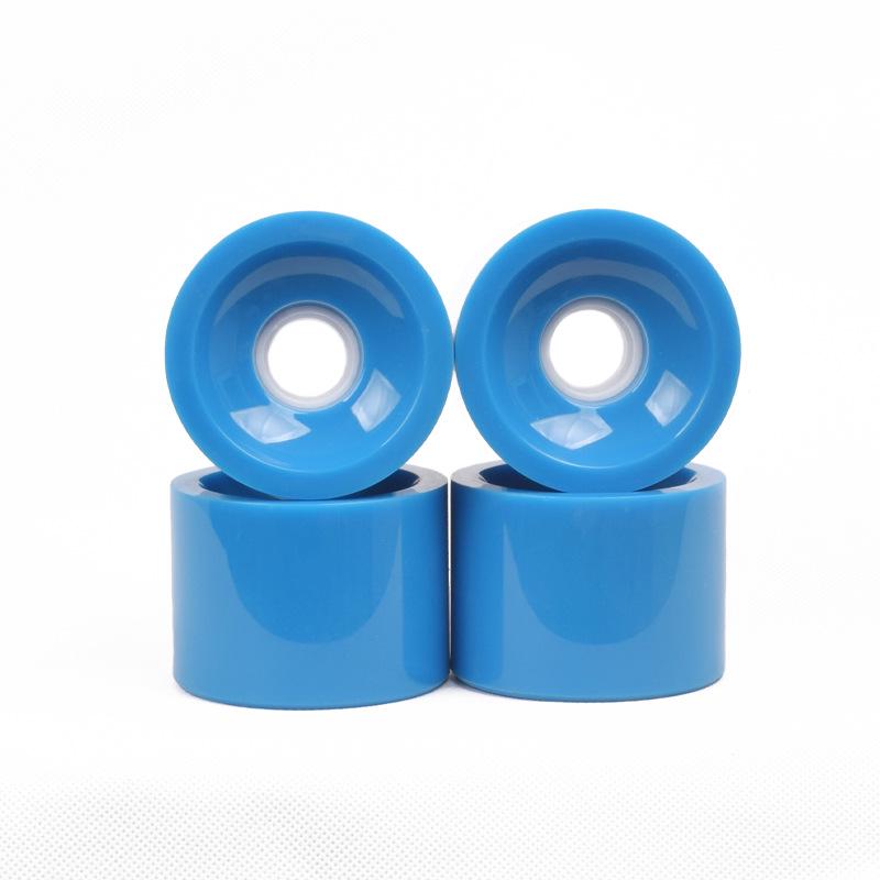 Mehrfarbige 78A High-Rebound Weiche PU-Räder für Street-Cruising - Longboard, Skateboard, Roller