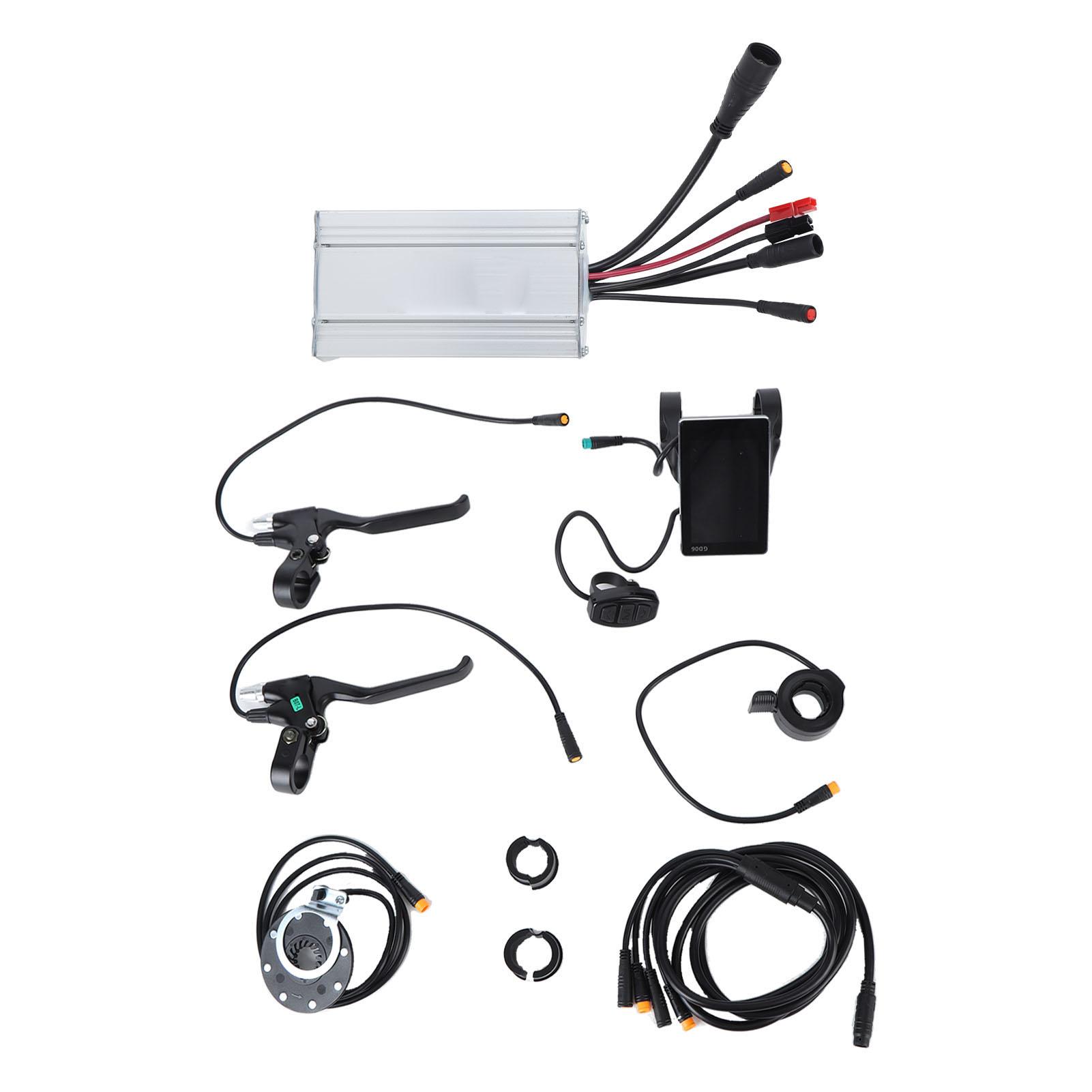 

30A Electric Bike Controller Kit Waterproof Bicycle LCD Display Thumb Throttle Power Assist Sensor for 1000W Motor