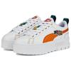PUMA Mayze Maze Pierced Women Low-top Casual Skate Shoes White Orange Green 386582-02