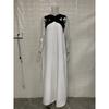 Summer Sleeveless Loose Casual Long Dress New Big Size Women A-line Cross Party Patchwork Dress Sweet Streetwear Sexy Clothing
