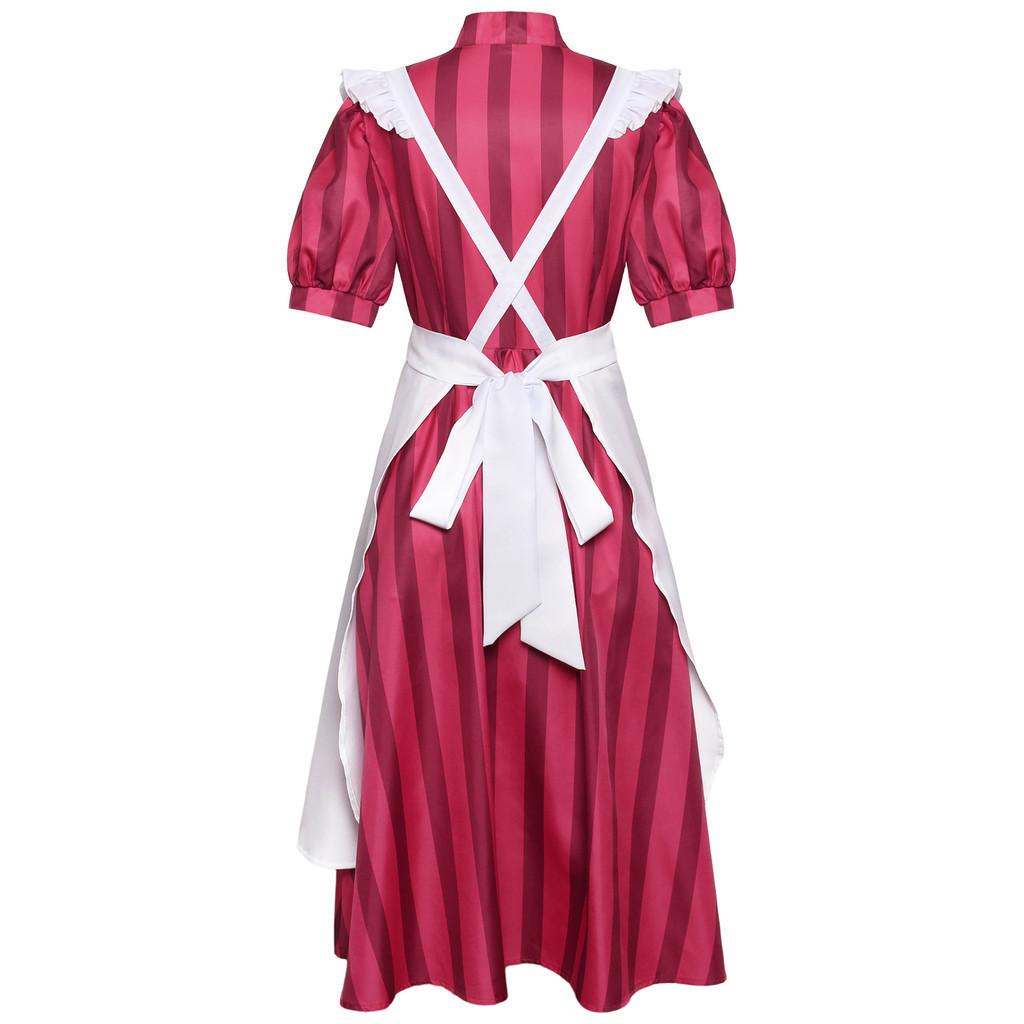 Halloween Cosplay Costume Lovely Egret And Young Tongzi Apron Dress Anime Character Play Stage Uniform