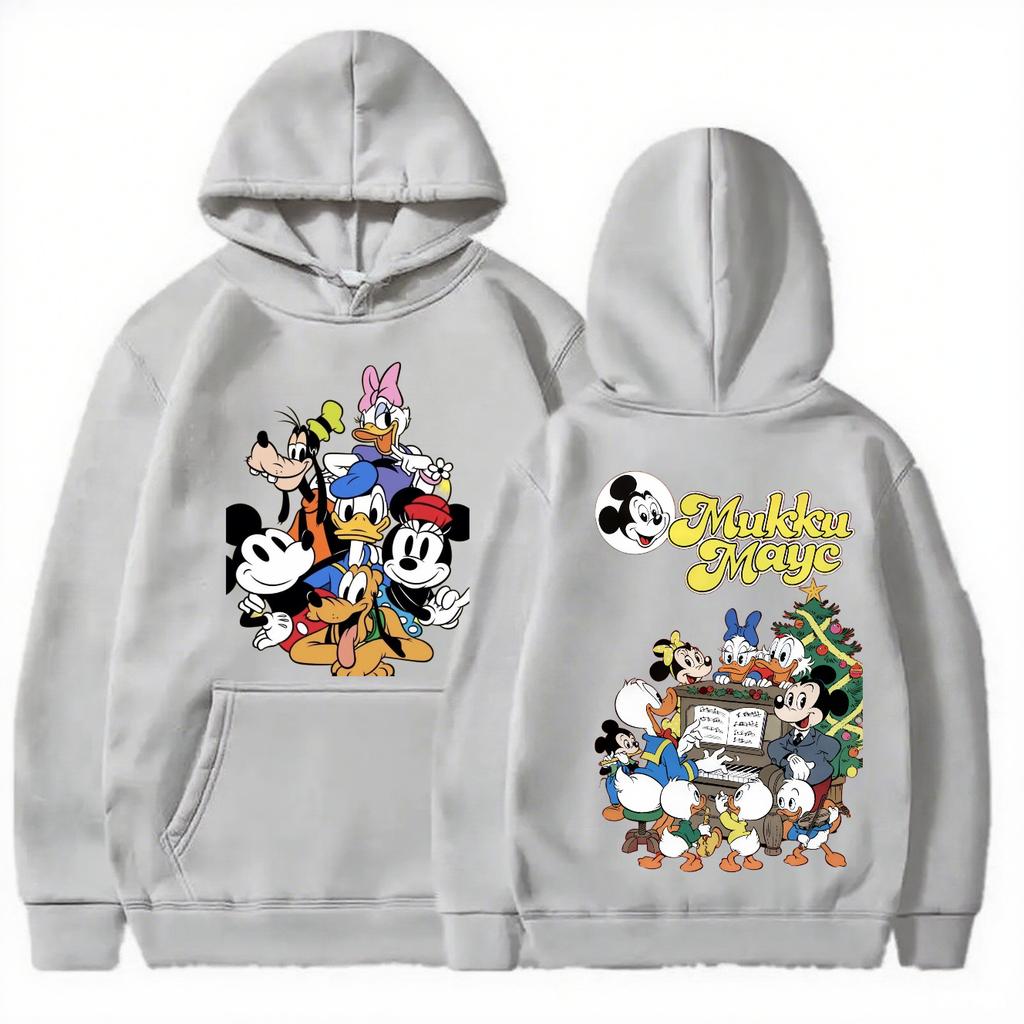 Disney Mickey Christmas Parent-child Set Children's Adult Hoodie Available In Multiple Colors for Autumn and Winter Hoodies