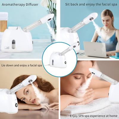 Hot Mist Facial Steamer Air Humidifier Face Moisturizing For Facial Sauna Hydration Skin Care Aromatherapy Salon Atomizer