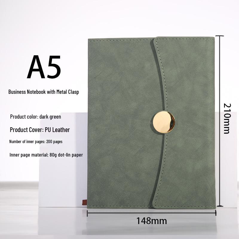 Premium Three-Fold Laptop Gift Set with Custom Corporate Logo - High-End Business Meeting Notebook