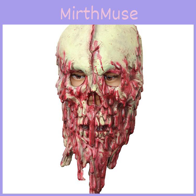 Halloween Haunted House Latex Zombie Mask For Cosplay And Scare Pranks