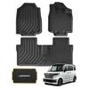 LUCKEASY New Suzuki Custom MK53S Exclusive 3D Floor Mat Luggage Mat Car Mat Floor Mat MK53S December 2017 TPE Material Stain Resistant Abrasion