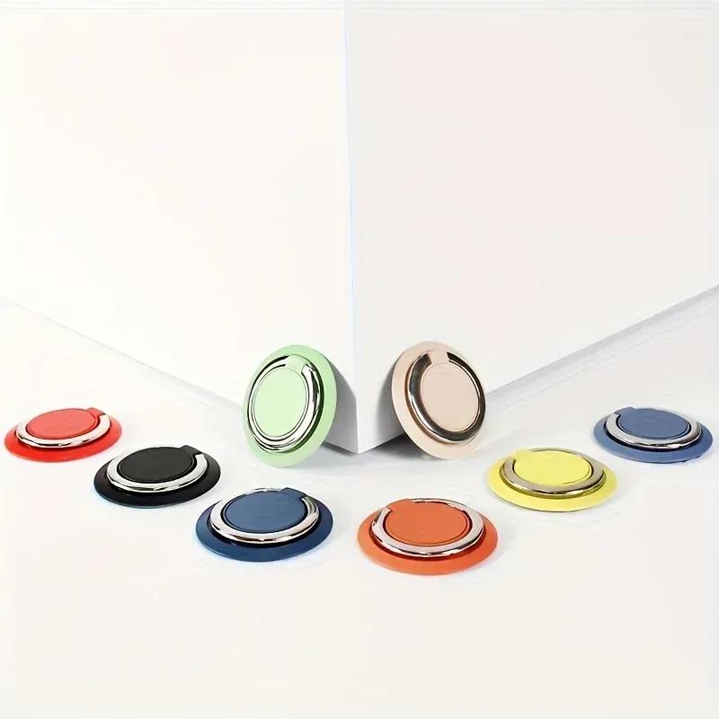 2PCS Mobile Phone Finger Ring Holder, for Car Magnetic Mount Rotatable Phone Back Sticker Holder for IPhone Samsung Xiaomi