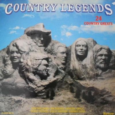 LP Record VARIOUS - Country Legends RTL2050 Ronco 1980 UK Country Used